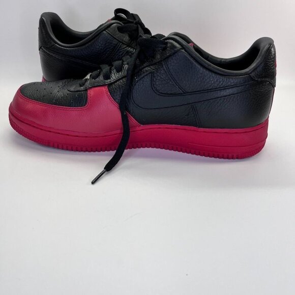 Nike Air Force 1 Low Black Size 11 Black & Red 318274-001 2007 - Picture 8 of 16